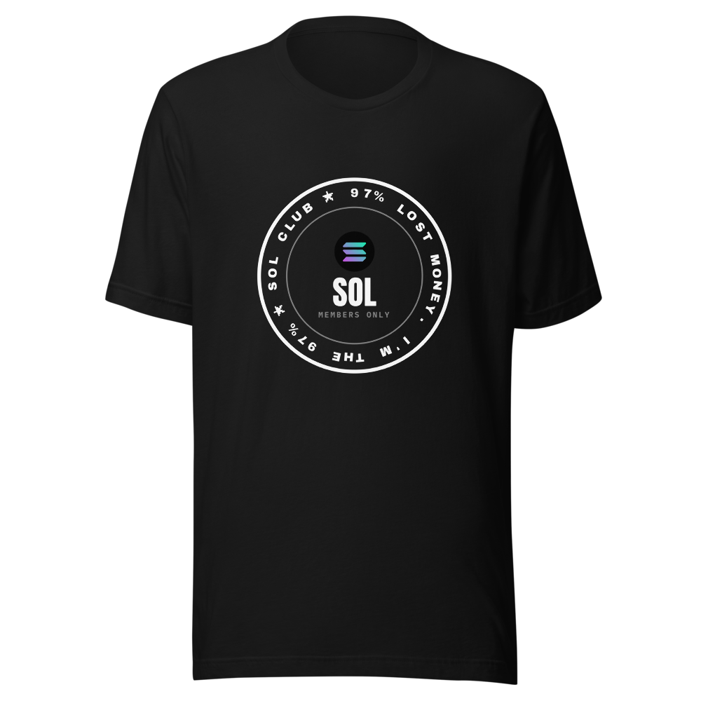 SOL “97% Lost Money. I'm The 97%” Club stamp Classic Tee