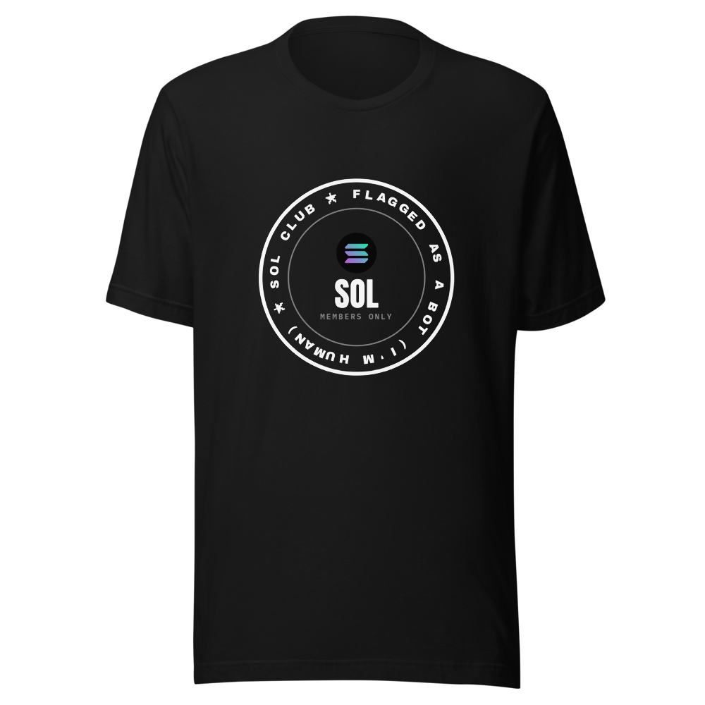 SOL “Flagged As A Bot (i'm Human)” Club stamp Classic Tee