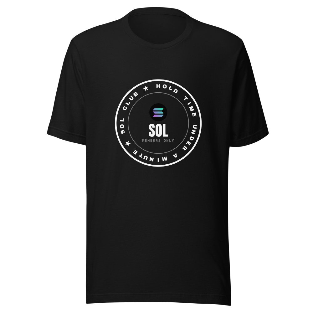 SOL “Hold Time Under A Minute” Club stamp Classic Tee