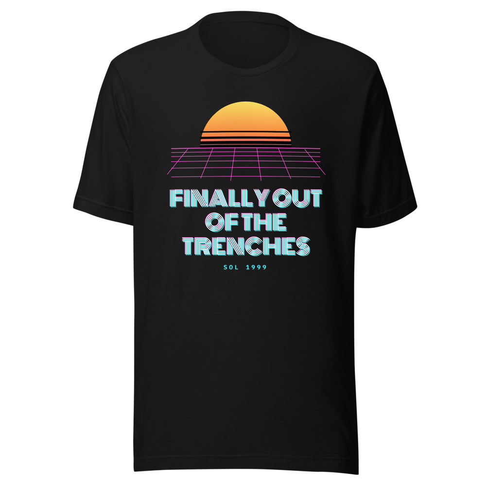 SOL “Finally Out Of The Trenches” Vaporwave Classic Tee