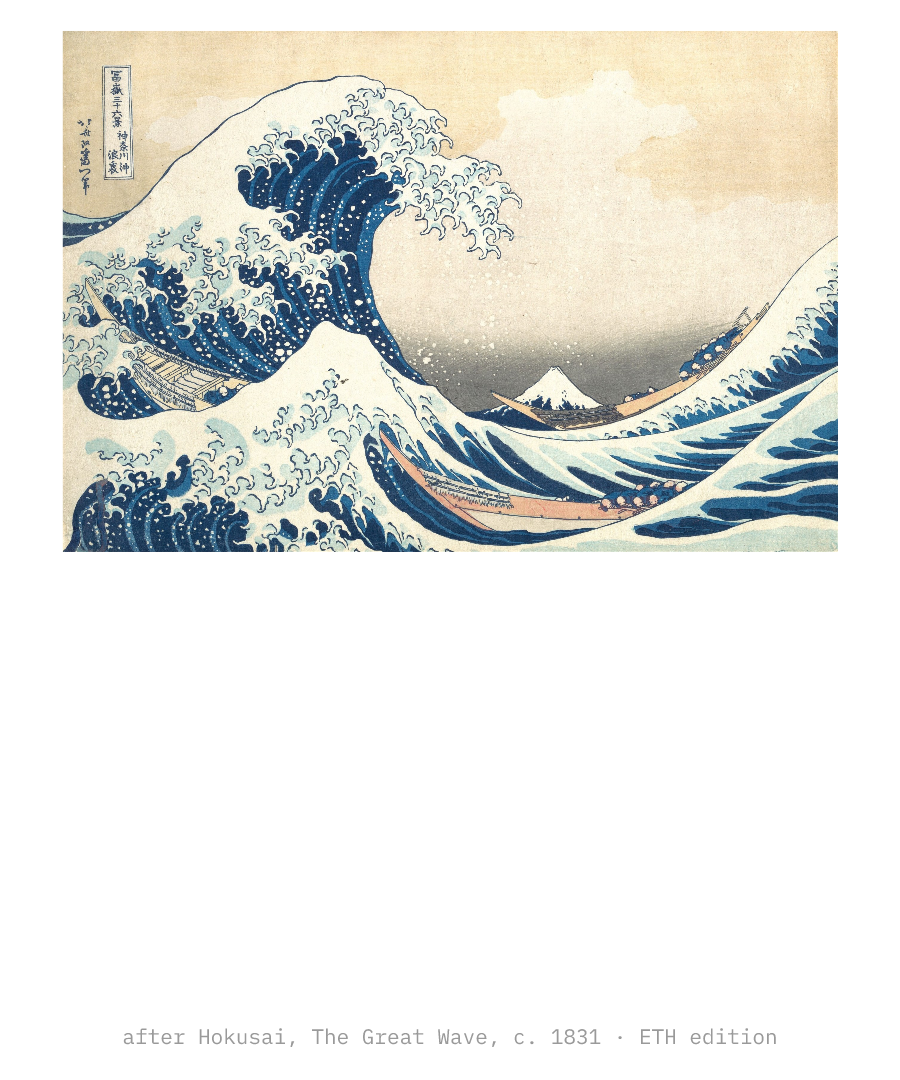 ETH “$218M IN FOUR HOURS” design