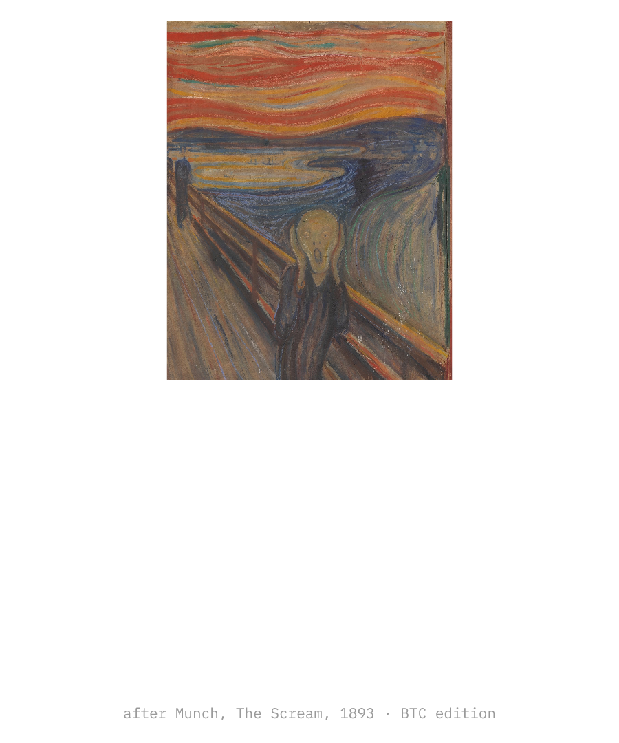 BTC “BUY THE BLOOD (MINE)” design