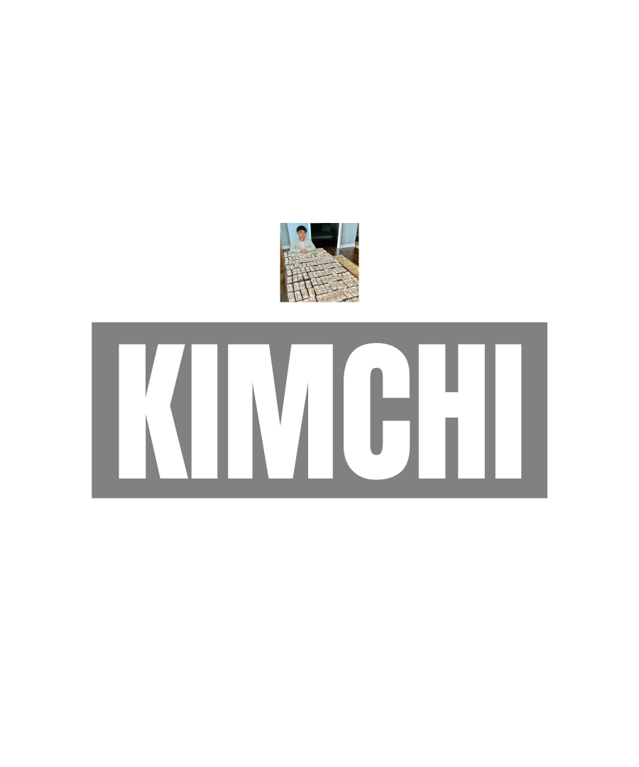 KIMCHI “COMMENTED MY WALLET GOT NOTHING” design