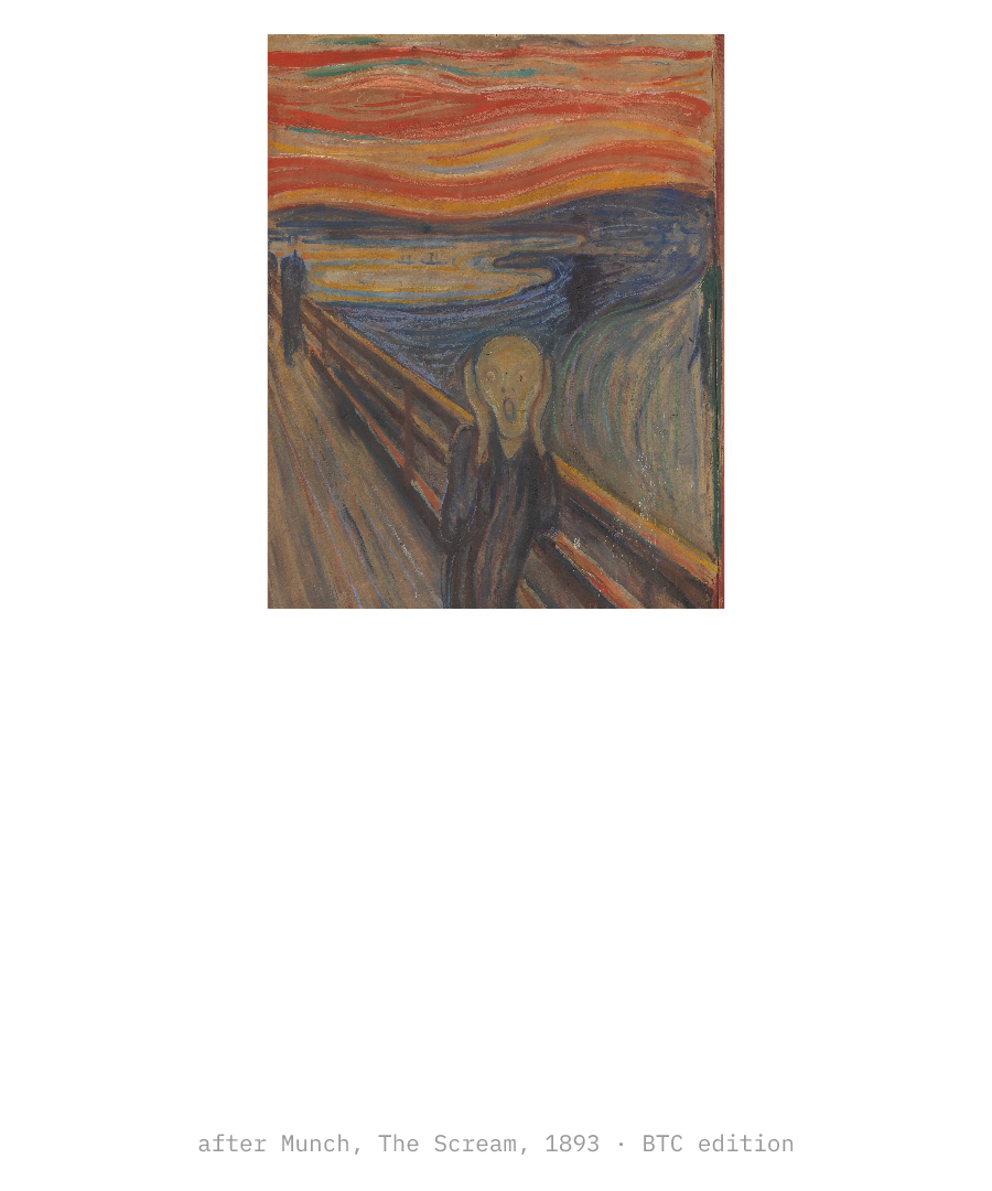 BTC “COMMENTS PRAYING ON MY DOWNFALL” design