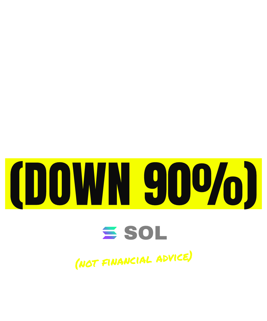 SOL “GOING INCOGNITO (DOWN 90%)” design