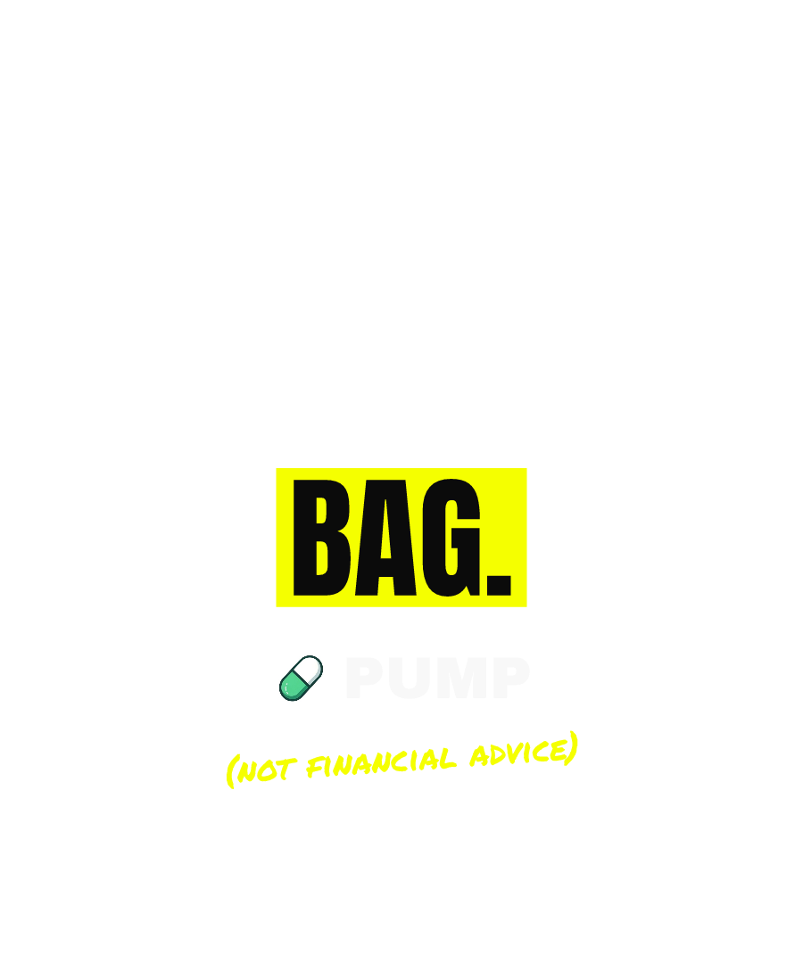 PUMP “HATE IT. 3RD BIGGEST BAG.” design