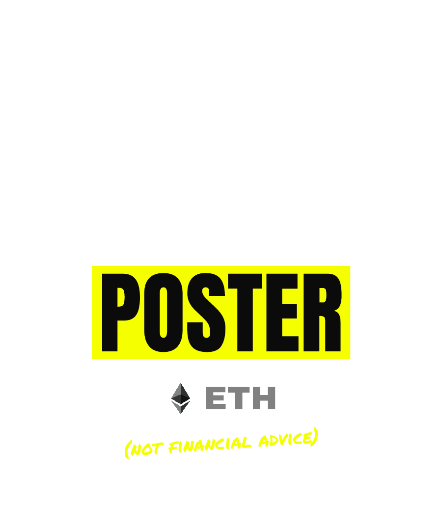 ETH “HUMAN ARTISANAL POSTER” design