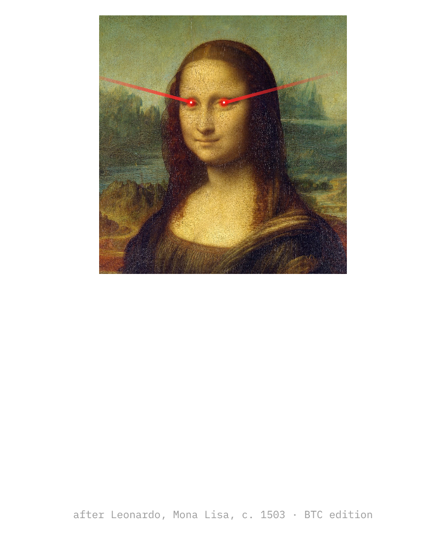 BTC “JUST LAUGH AND ACCEPT THE LIQ” design