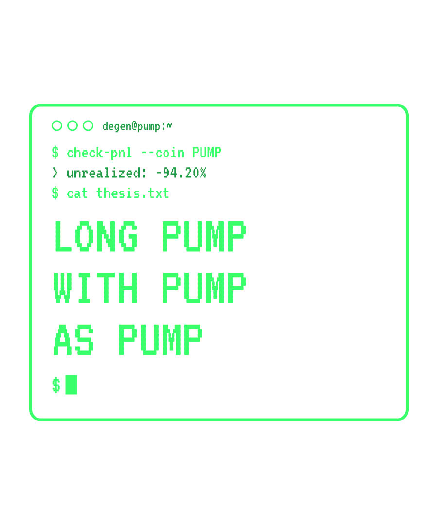PUMP “LONG PUMP WITH PUMP AS PUMP” design
