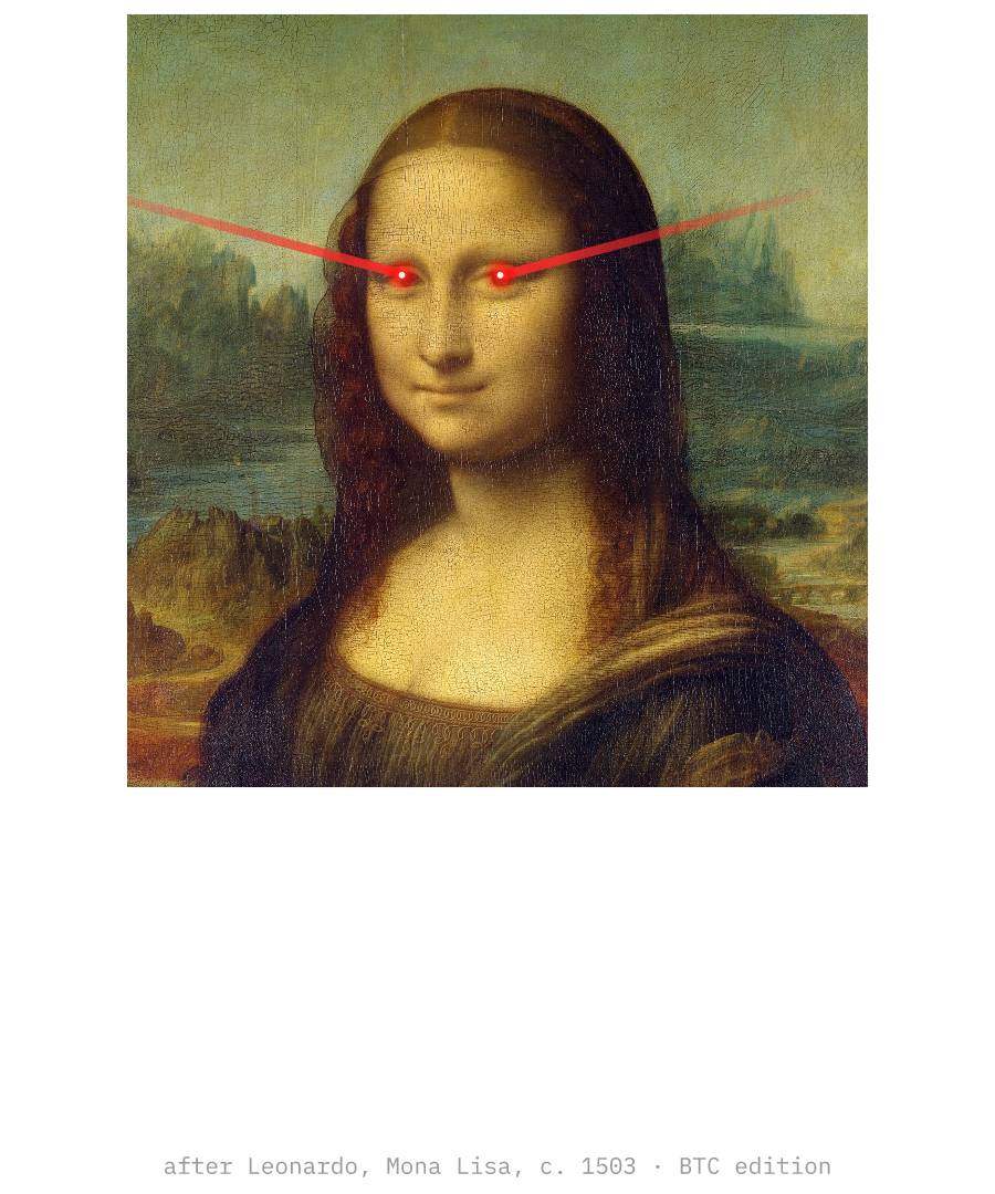 BTC “NEVER SELLING” design