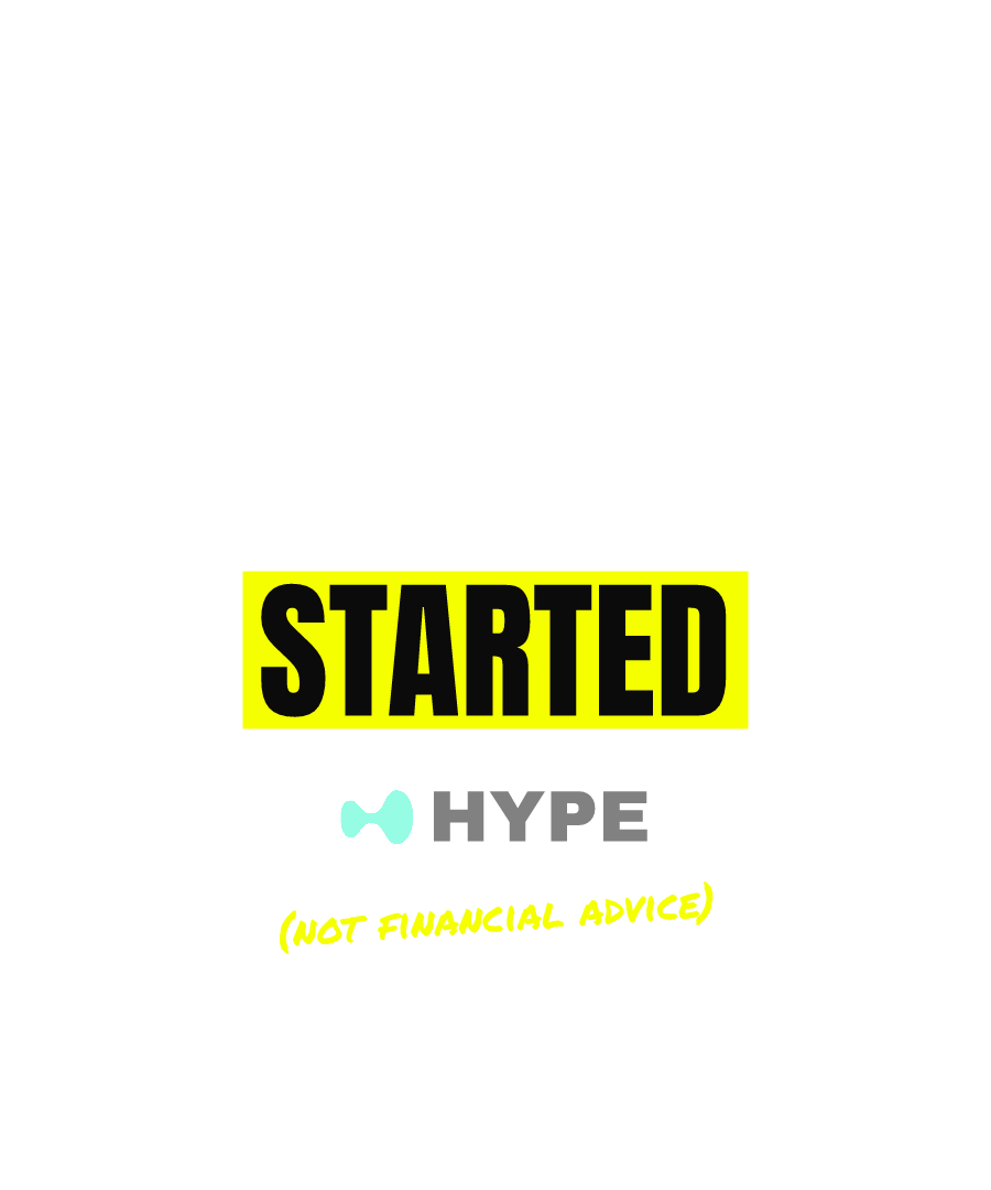 HYPE “PERPS SZN JUST GETTING STARTED” design