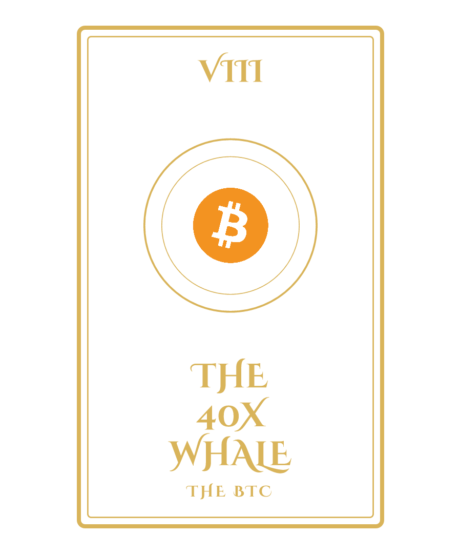 BTC “THE 40X WHALE” design
