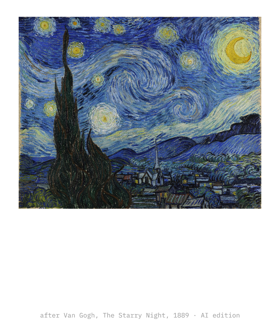 AI “THE AI IS TESTING US” design