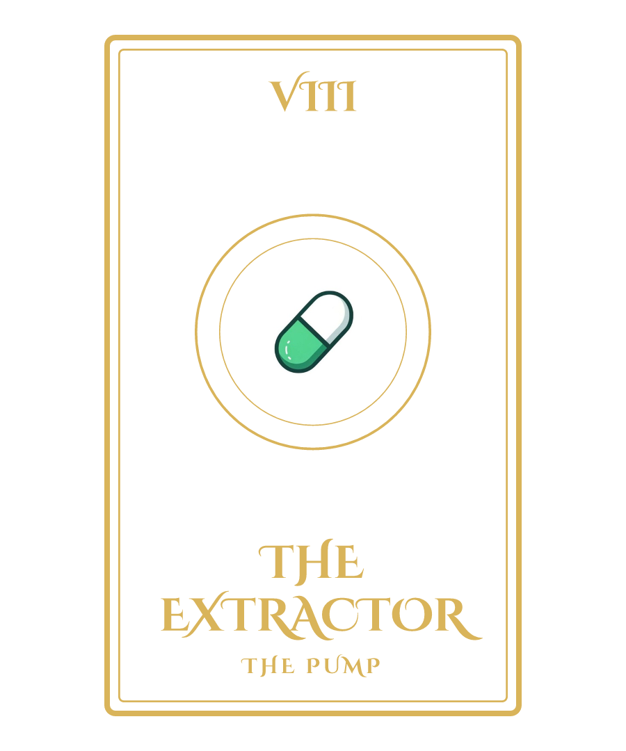 PUMP “THE EXTRACTOR” design