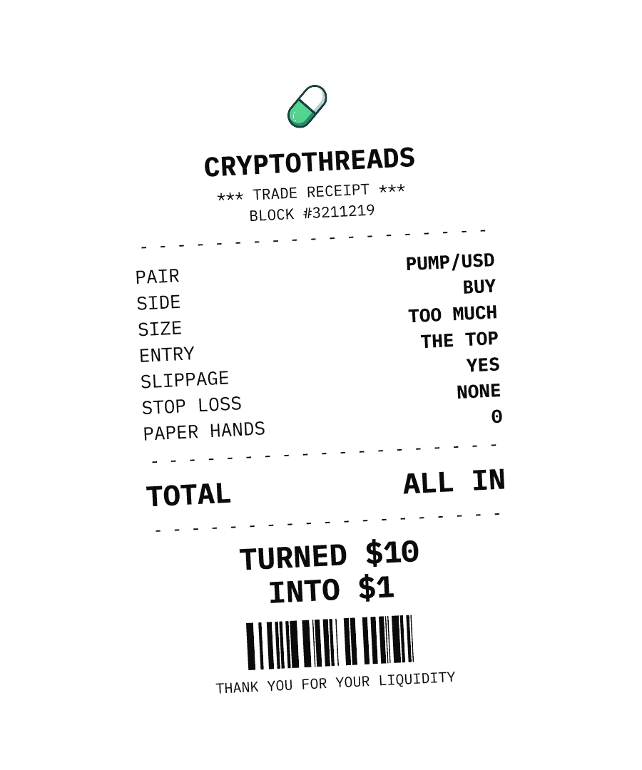 PUMP “TURNED $10 INTO $1” design