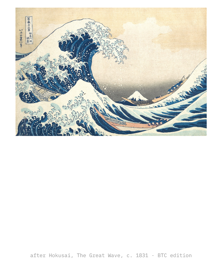 BTC “WAITING FOR THE GIGA BOUNCE” design